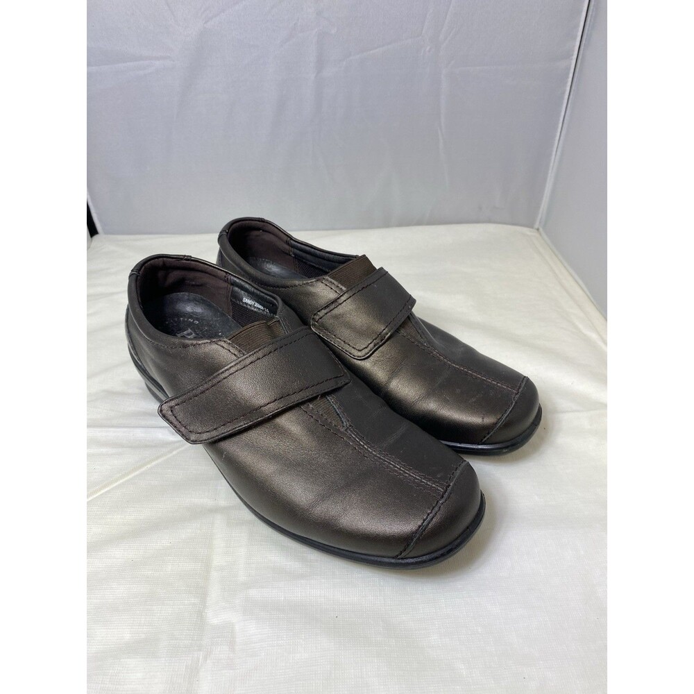 Padders Women's Sandy Wide Width Bronze Slip-on Shoes 7.5